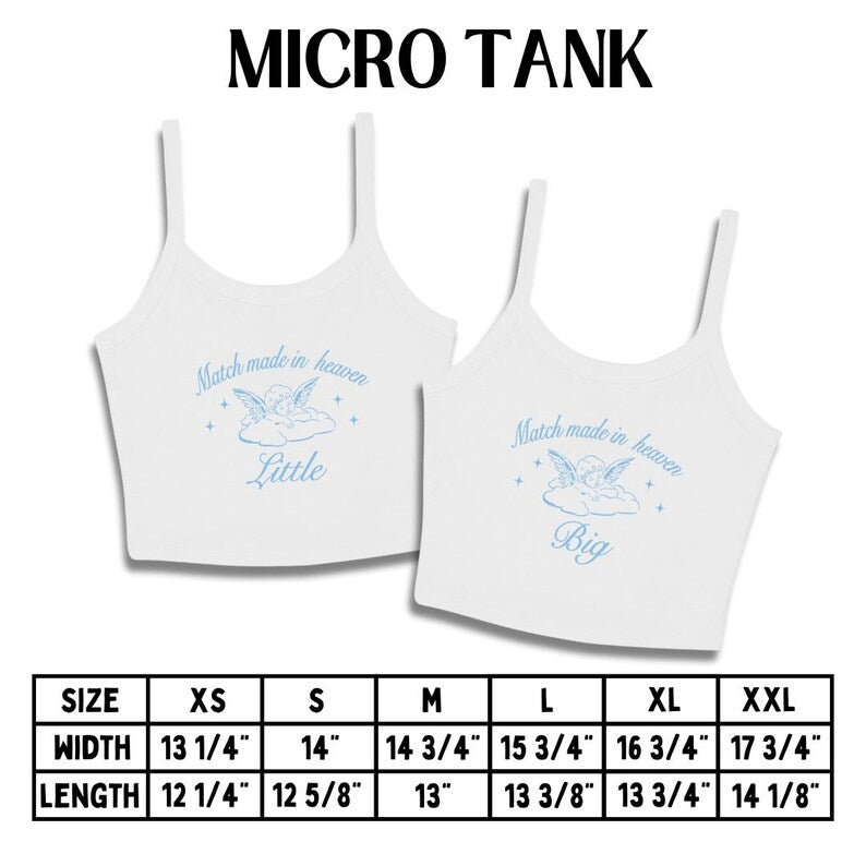 Match Made in Heaven Big Little Shirts // Angel Reveal Theme // Sorority Big Little Baby Tees, Tank Tops, T-Shirts