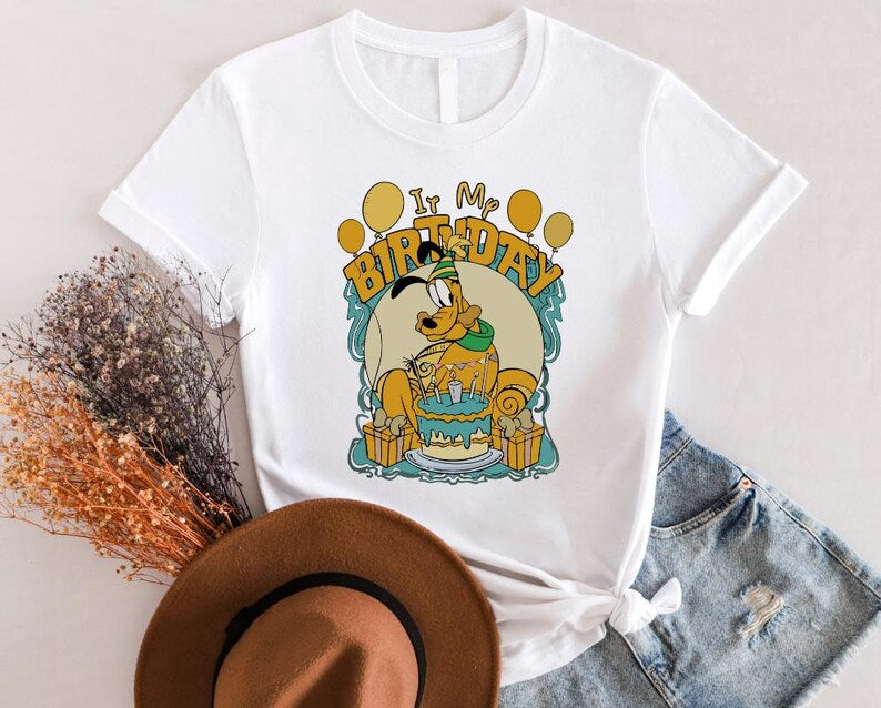 Mickey And Friends It's My Birthday Shirt, Disney Mickey And Friends Shirt, Mickey Mouse Shirt, Retro Mickey Shirt, Disney Characters Shirt