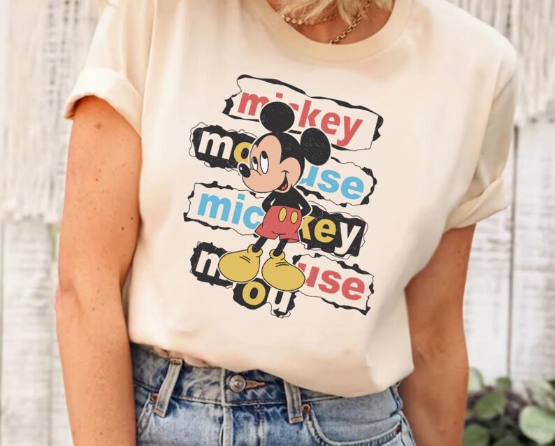 Retro Mickey Mouse Shirt, Mickey And Friends Shirt, Disney Shirt, Mickey And Minnie Shirt, Classic Mickey Shirt, Mickey Mouse Shirt