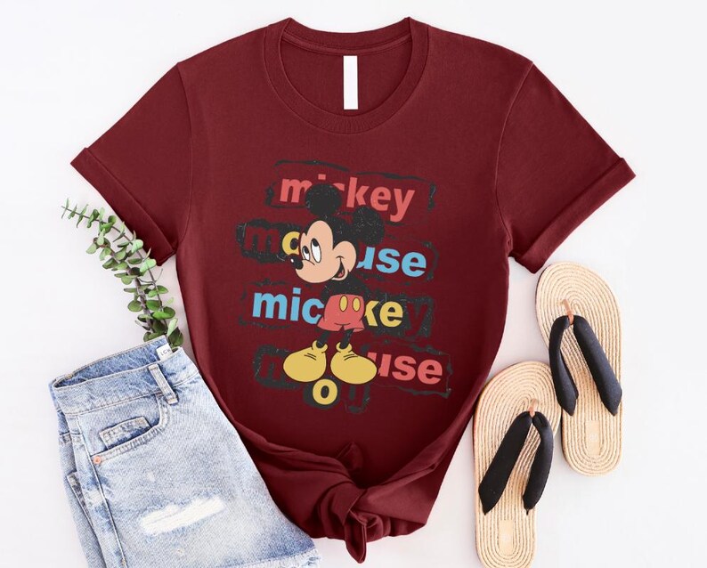 Retro Mickey Mouse Shirt, Mickey And Friends Shirt, Disney Shirt, Mickey And Minnie Shirt, Classic Mickey Shirt, Mickey Mouse Shirt