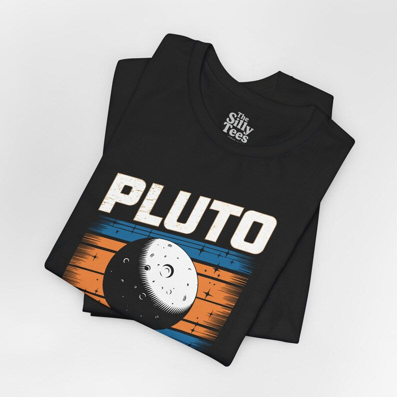 Pluto Never Forget Shirt, Retro Space Science Tee, 1930-2006 Planet Tribute T-Shirt