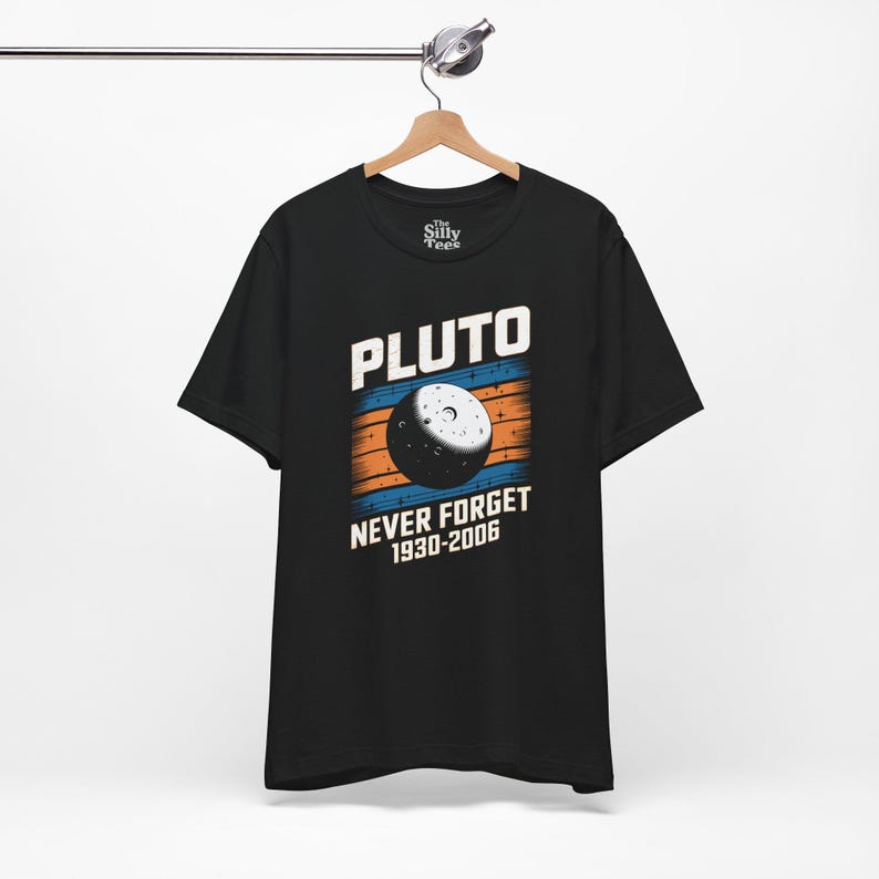 Pluto Never Forget Shirt, Retro Space Science Tee, 1930-2006 Planet Tribute T-Shirt