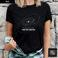 Pluto and planets in orbit shirt, Planetary orbits shirt, Cosmic inspiration shirt, Individuality shirt