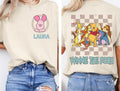 Retro Winnie the Pooh Shirt, Disney Checkered Pooh Friends Shirt, Disney Family Matching Shirt, Disneyland Vacation Shirt, Piglet Tigger Tee