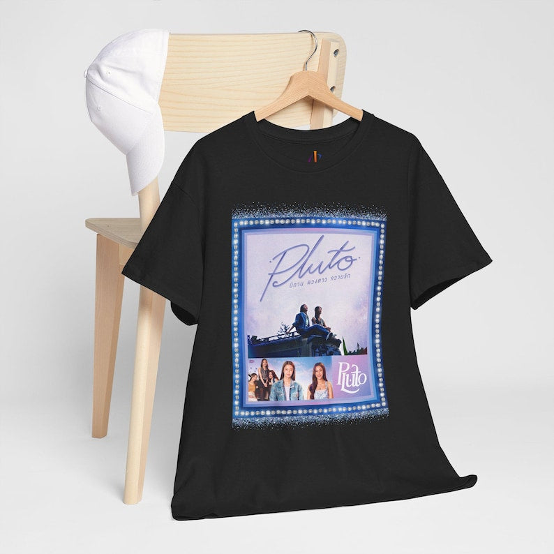 Beautiful Pluto Series GL T-Shirt | Namtan Film Ai-Oon Ob-Oom May Methawi Fan Merch | Aesthetic Design Tee