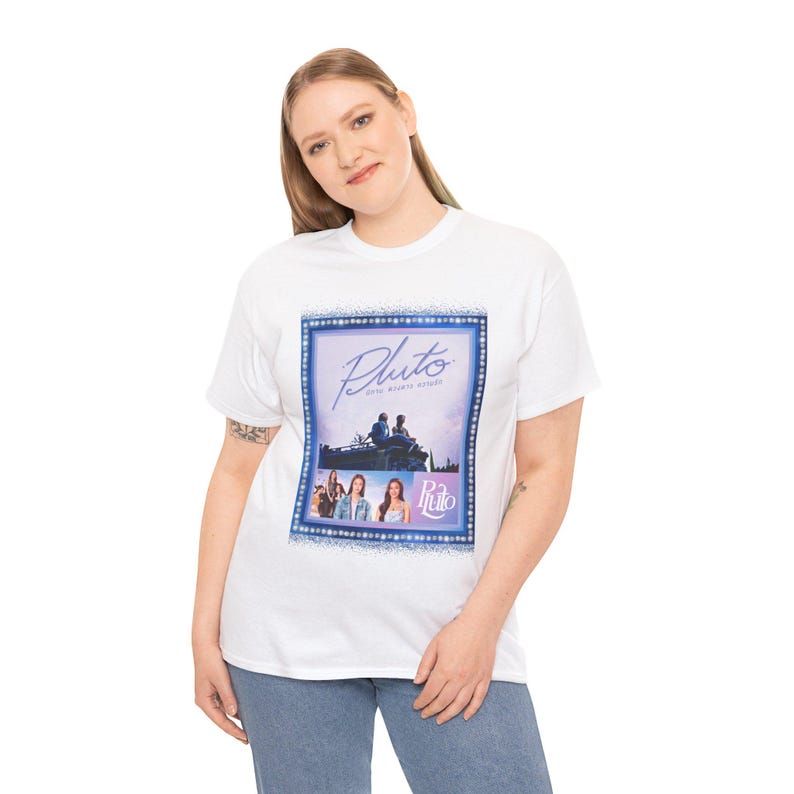 Beautiful Pluto Series GL T-Shirt | Namtan Film Ai-Oon Ob-Oom May Methawi Fan Merch | Aesthetic Design Tee