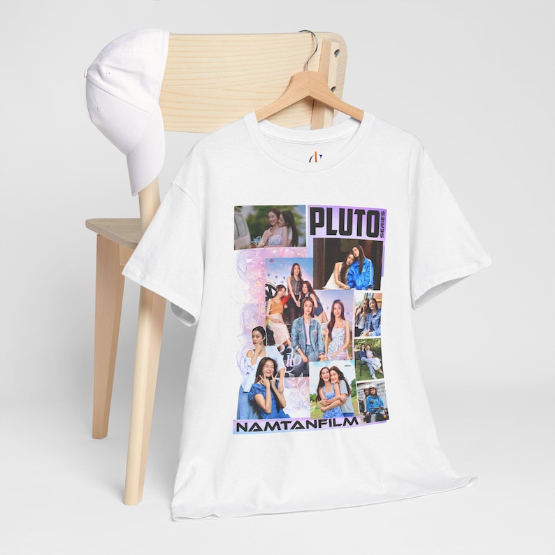 Thai GL Series Pluto Shirt | Namtan Film Ai-oon Ob-oom May Methawi | Girls Love Fans Gift Tee