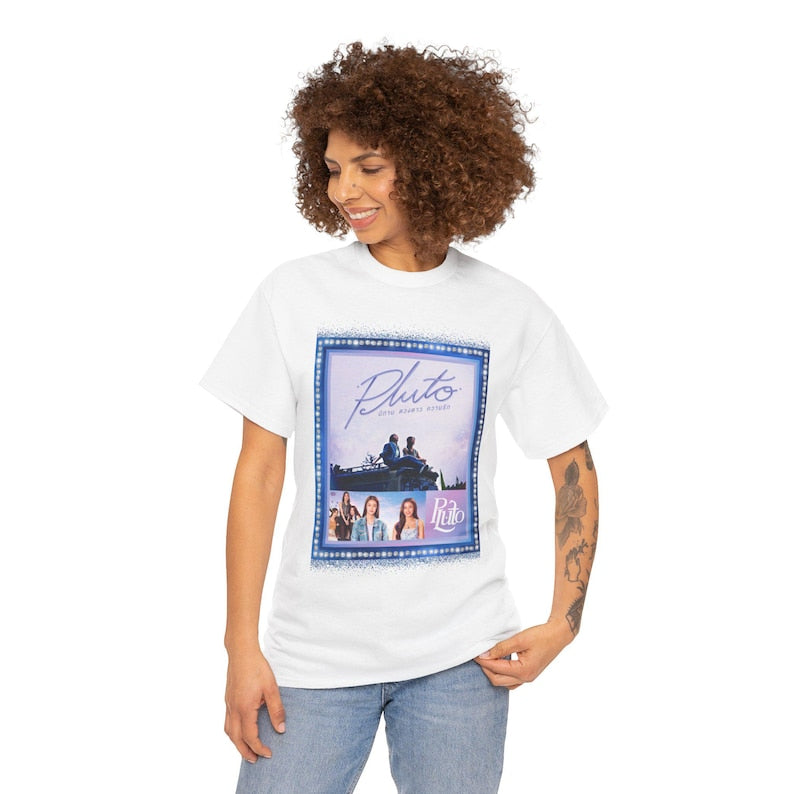 Beautiful Pluto Series GL T-Shirt | Namtan Film Ai-Oon Ob-Oom May Methawi Fan Merch | Aesthetic Design Tee