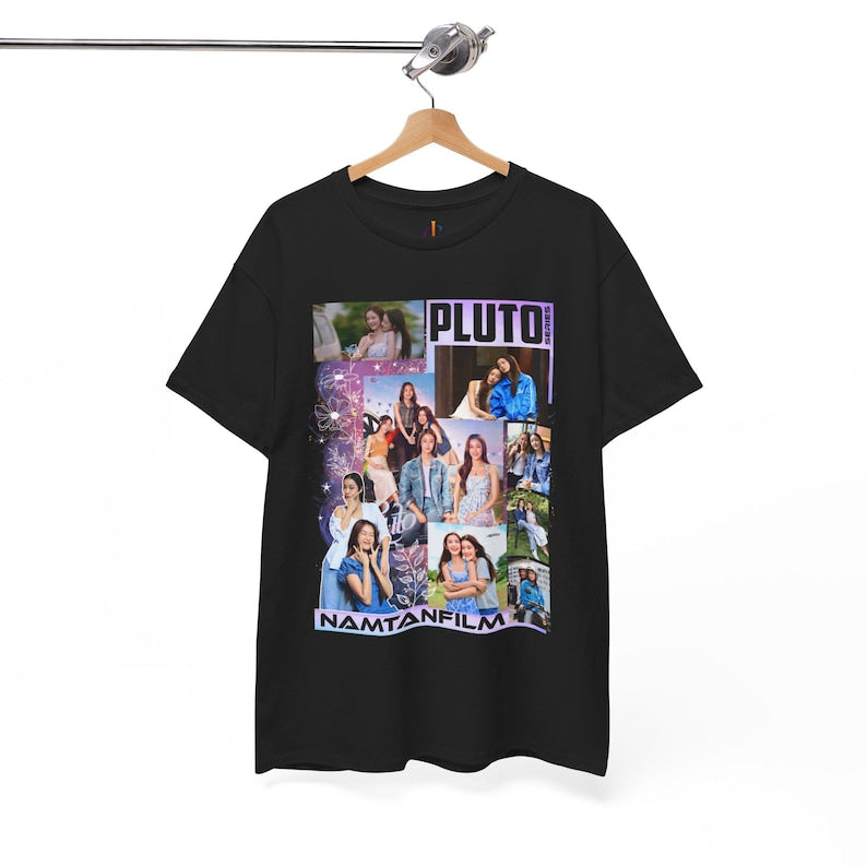 Thai GL Series Pluto Shirt | Namtan Film Ai-oon Ob-oom May Methawi | Girls Love Fans Gift Tee