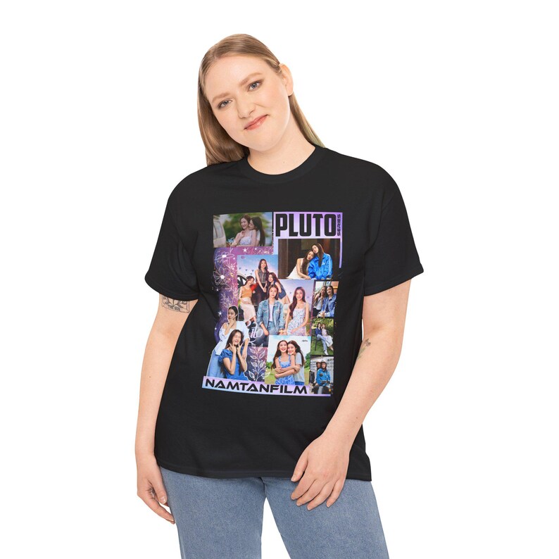 Thai GL Series Pluto Shirt | Namtan Film Ai-oon Ob-oom May Methawi | Girls Love Fans Gift Tee