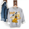 Pluto Dog DTF Transfer, Retro Disney Castle Design