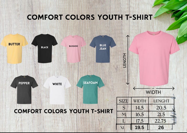 Comfort Colors® Retro Stitch and Angel Fall Couple Shirts product image 10