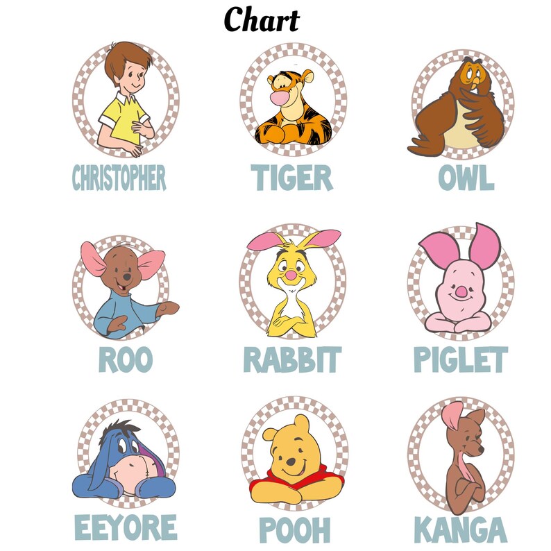 Retro Winnie the Pooh Sweater,Disney Checkered Pooh Friends Shirt,Disney FamilyMatching Shirt,Disneyland Vacation Shirt,Piglet Tigger Shirt