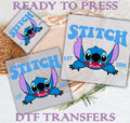 Disney Stitch & Angel Est 2002 DTF Transfer, Ready To Press
