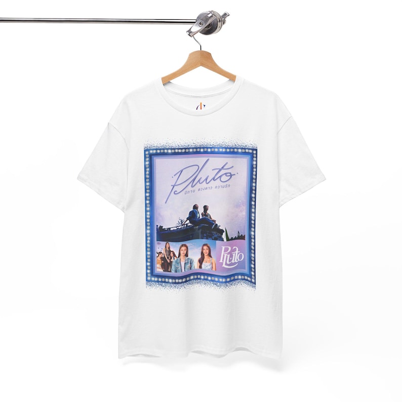 Beautiful Pluto Series GL T-Shirt | Namtan Film Ai-Oon Ob-Oom May Methawi Fan Merch | Aesthetic Design Tee