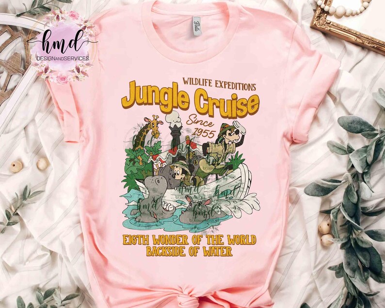 Vintage Mickey and Friends Jungle Cruise Ride Backside Of product image 3