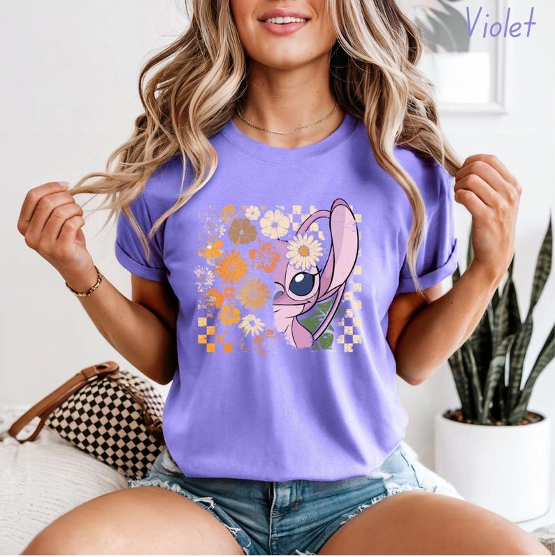Comfort Colors® Retro Stitch and Angel Fall Couple Shirts product image 5
