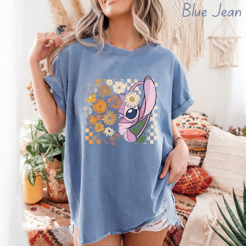 Comfort Colors® Retro Stitch and Angel Fall Couple Shirts product image 7