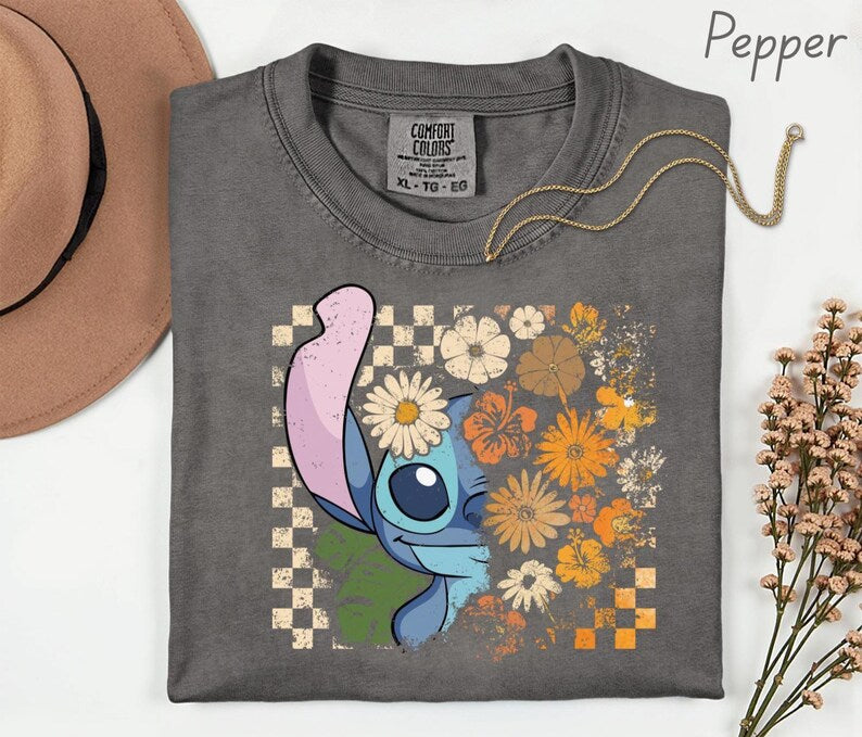 Comfort Colors® Retro Stitch and Angel Fall Couple Shirts product image 4