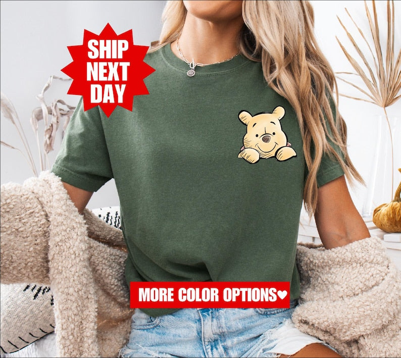 Comfort Colors® Winnie The Pooh Shirt, Pooh and Friends Shirt, Pooh Shirt, Pooh Characters Shirt, Pooh Sweatshirt,  Disney Pooh Shirt