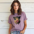 Funny Pot-Bellied Pig T-Shirt Cute Animal Lover Gift Pet Owner Top Piglet Graphic Tee Unisex Short Sleeve Tee