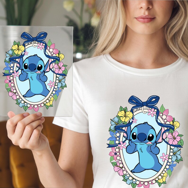 Vintage Lilo And Stitch Character Costume Dtf, Angel Stitch Scrump Pleakley Jumba Halloween Dtf, Disney Spooky Season Gift, Funny Stitch Dtf