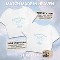 Match Made in Heaven Big Little Shirts // Angel Reveal Theme // Sorority Big Little Baby Tees, Tank Tops, T-Shirts
