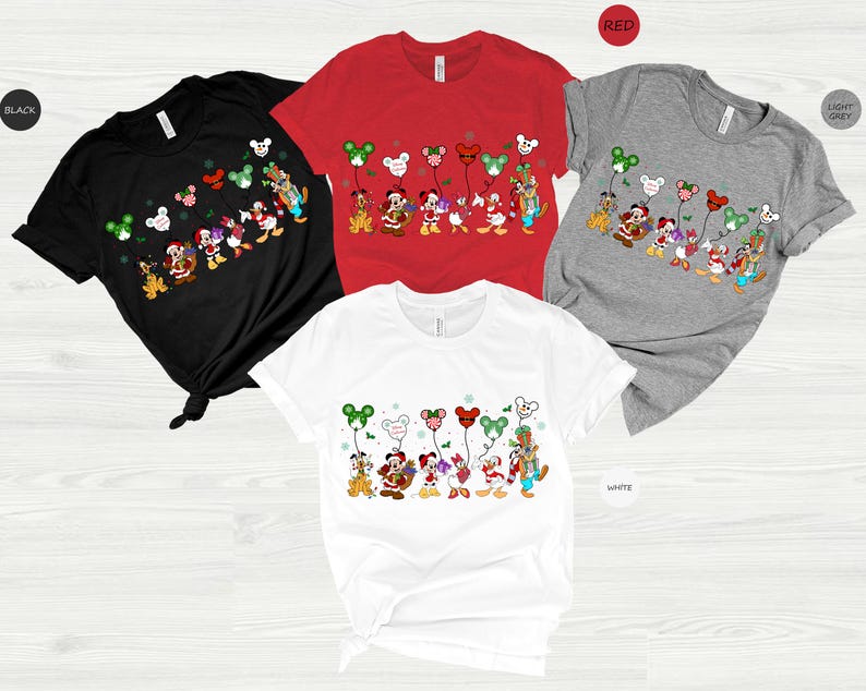 Disney Christmas Family Shirts – Mickey, Minnie, Donald product image 2