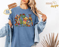 Comfort Colors® Winnie The Pooh Christmas Shirt, Disney Christmas Party Shirt, Tigger and Piglet Christmas Shirt, Merry Christmas Shirt