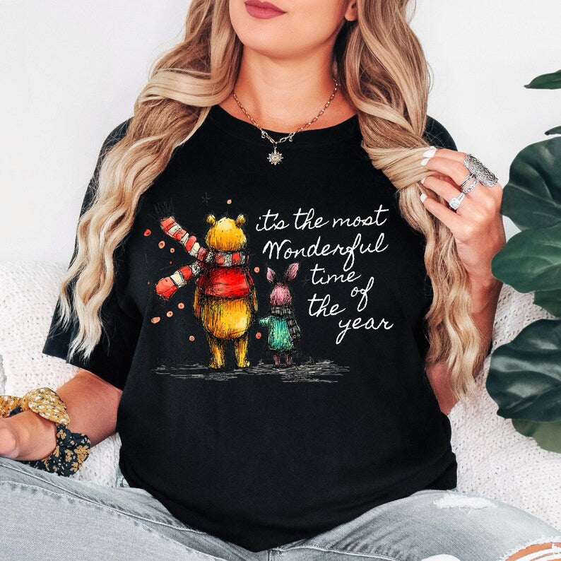 It's The Most Wonderful Time of Year Pooh and Piglet Kids product image 7