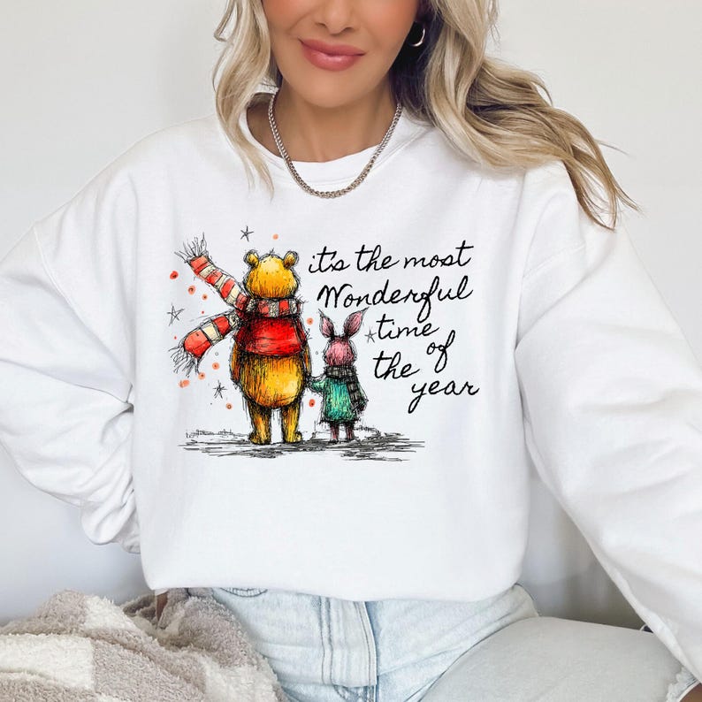 It's The Most Wonderful Time of Year Pooh and Piglet Kids product image 12