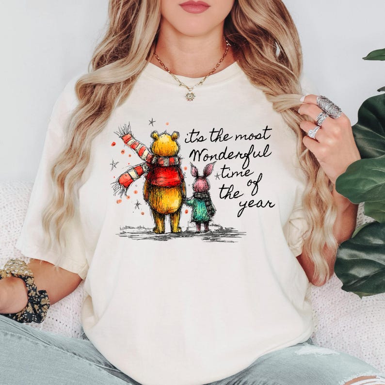 It's The Most Wonderful Time of Year Pooh and Piglet Kids product image 14
