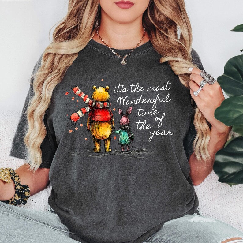 It's The Most Wonderful Time of Year Pooh and Piglet Kids product image 15