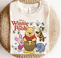 Cute Disney Winnie The Pooh Shirt, Winnie The Pooh Sublimation, Family Vacation Hoodie Vacay Mode Sweatshirt, Disneyland Pooh Gift