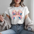 Cartoon Couple Shirt: Stitch and Angel Design - Kawaii Style