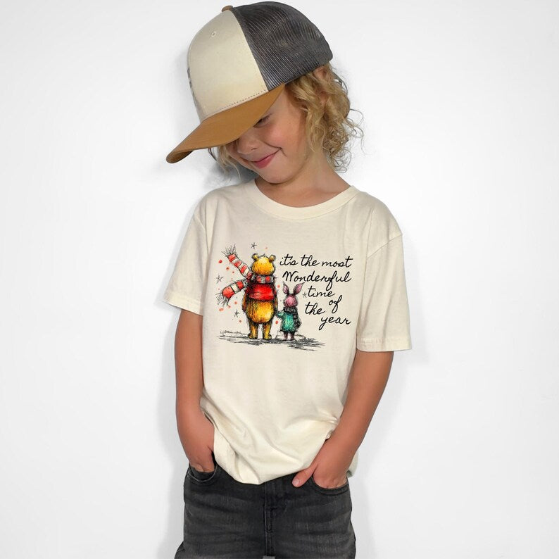 It's The Most Wonderful Time of Year Pooh and Piglet Kids product image 3