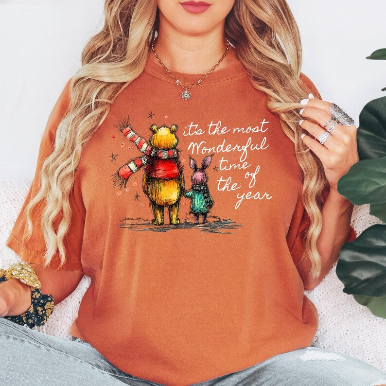 It's The Most Wonderful Time of Year Pooh and Piglet Kids product image 9