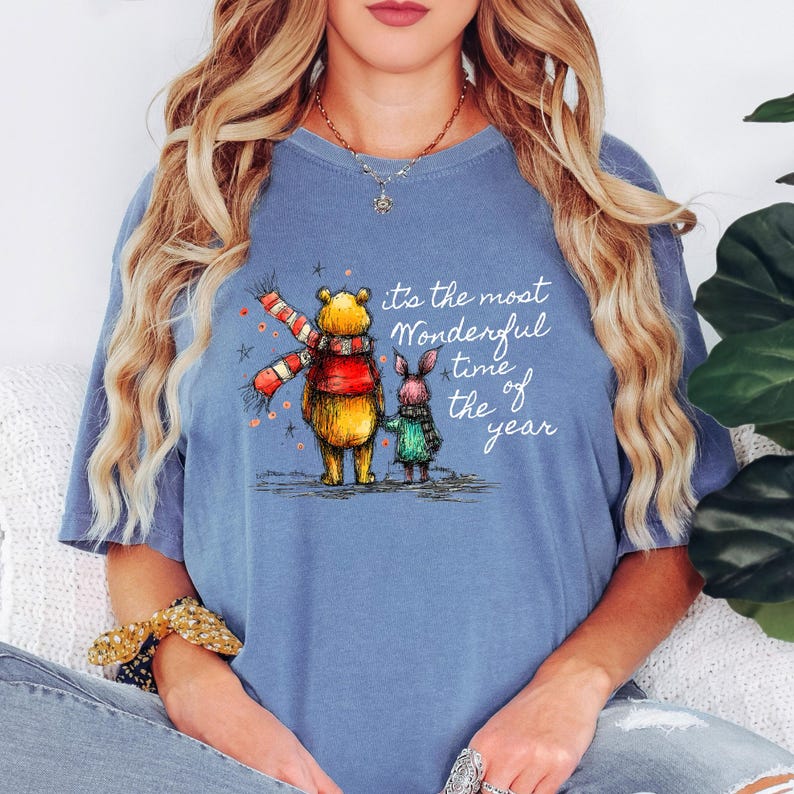 It's The Most Wonderful Time of Year Pooh and Piglet Kids product image 8