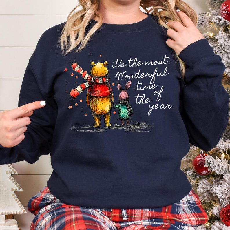 It's The Most Wonderful Time of Year Pooh and Piglet Kids product image 10