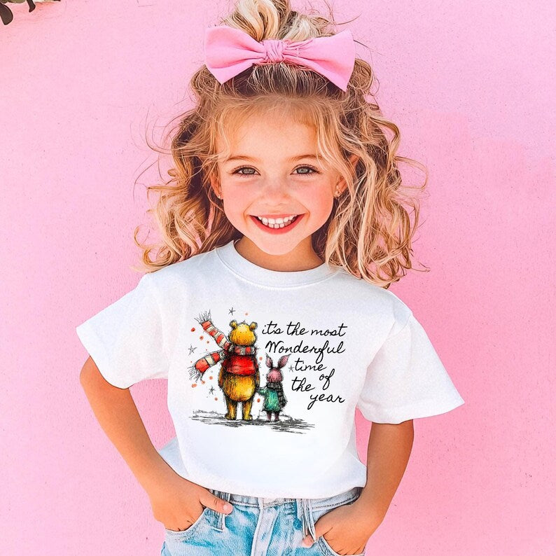 It's The Most Wonderful Time of Year Pooh and Piglet Kids product image 2
