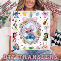 Coquette Bow Angel And Stitch Mirror DTF Transfers,Disney Best Friend Heat Press Transfers, Disney Trip, Besties Forever,Disney Hawaiian Tee