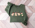 Funny Christmas Pig Sweatshirt, Cute Reindeer Piglet Sweater, Holiday Piggy Lights Shirt, Festive Farm Animal Tee, Xmas Animal Lovers Gift