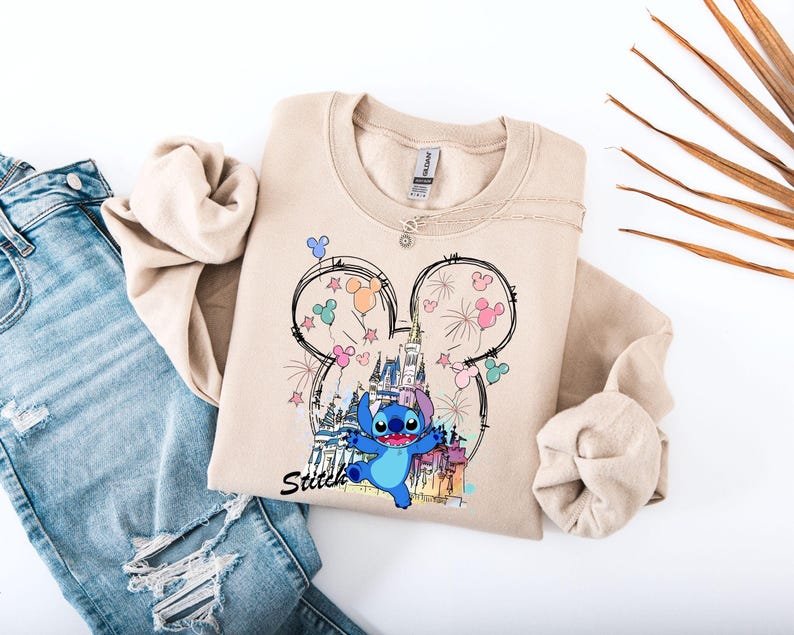 Mickey Ear Stitch and Minnie Bow Angel Couple Shirt, Disney Stitch Ear Boy Shirt, Minnie Bow Angel Girl Tee, Disney Trip Family Matching Tee