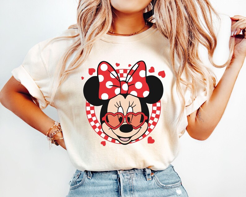 Disney Valentine’s Day Mickey and Friends Shirts, Minnie product image 2