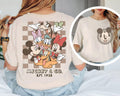 Retro Mickey Minnie Shirts, Retro Mickey and Friends Shirt, Retro Disney Trip Shirt, Checkered Mickey Shirt, Disney Family Vacation Shirt