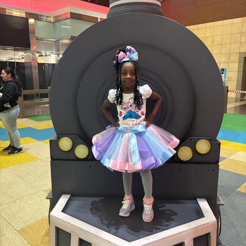 Stitch Birthday Tutu Outfit: Custom Party Costume, Baby Girl