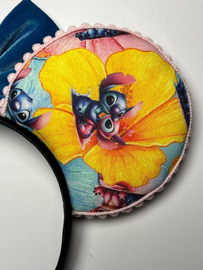 Stitch Angel Inspired Mouse Ears Headband | Lilo & Stitch Fan Accessory, Style 2