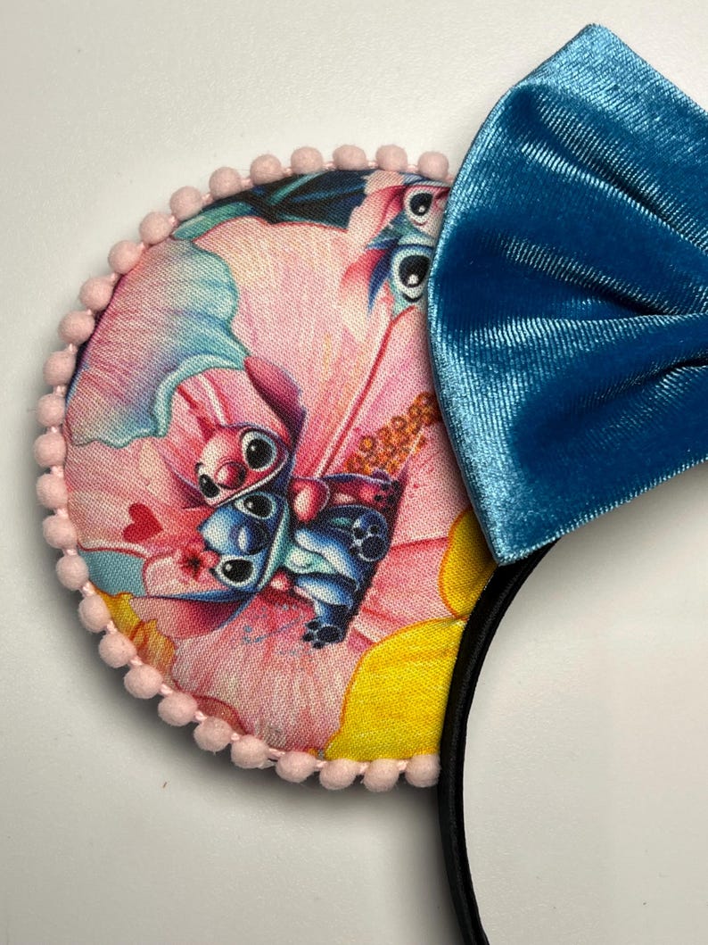 Stitch Angel Inspired Mouse Ears Headband | Lilo & Stitch Fan Accessory, Style 2