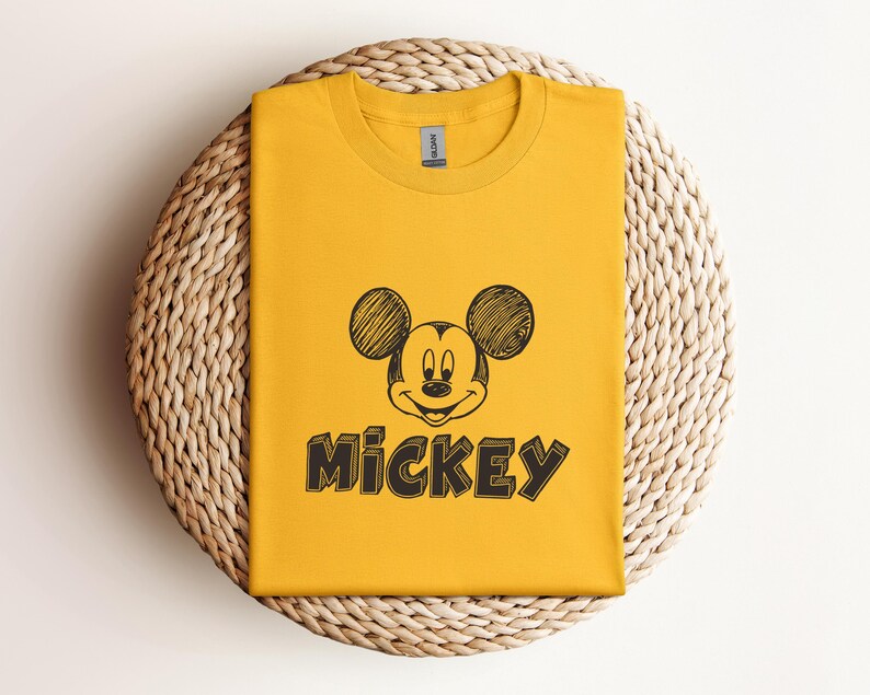 Retro Mickey Mouse Graphic Tee, Disney Mickey Shirt