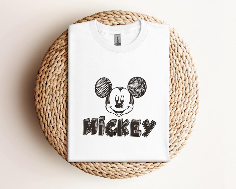 Retro Mickey Mouse Graphic Tee, Disney Mickey Shirt